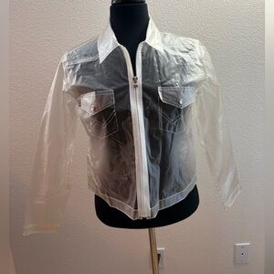 Wrangler Transparent Jacket with Black Logo